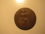Foreign Coins: 1924 Great Britain 1/2 Penny