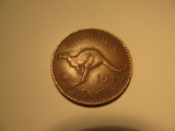Foreign Coins:  1949 Australia 1 penny