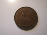 Foreign Coins: 1938 Great Britain 1 Penny