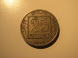 Foreign Coins: 1903 France 25 Centimes