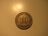 Foreign Coins: 1908 Germany 10 Pfennig