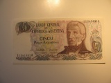 Foreign Currency: Argentina 5  Pesos