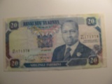 Foreign Currency: 1992 Kenya 20 Shilingi