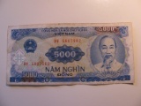 Foreign Currency: Vietnam 5,000 Dong