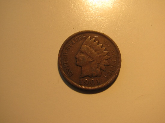 US Coins: 1901 Indian Head