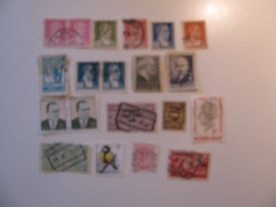 Vintage stamps set of: Belgium & Turkey