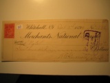 Vintage Check: 1899 Mechants National bank