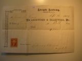 Payment Receipt: 1868 Adelphi Academy Tuition payment