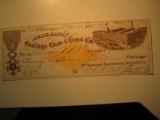 Vintage Check: 1880 Merchants' Savings Loan & Trust Co.