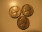 US Coins: 3x1949-S 5 cents