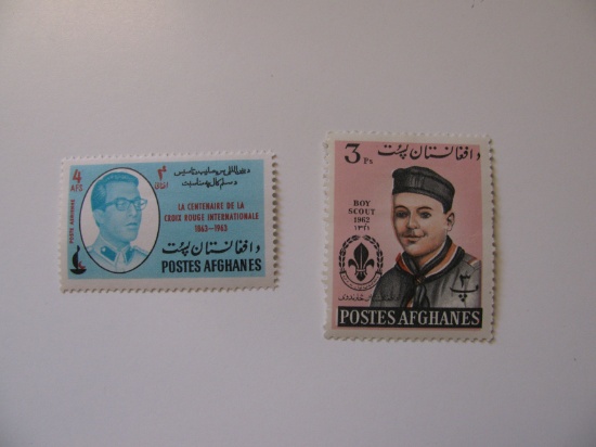 2 Afghanistan Unused  Stamp(s)