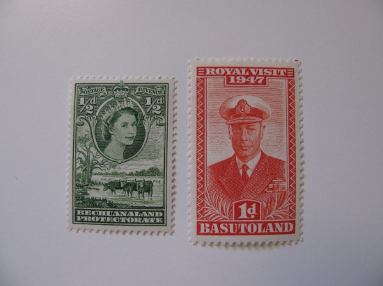 2 Beschuanaland Unused  Stamp(s)