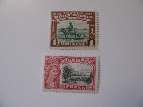 2 Borneo Unused  Stamp(s)