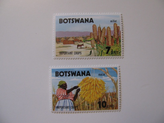 2 Botswana Unused  Stamp(s)