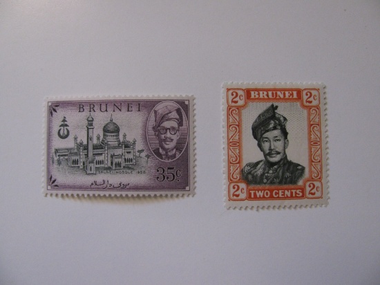 2 Brunei Unused  Stamp(s)