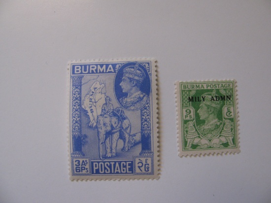 2 Burma Unused  Stamp(s)