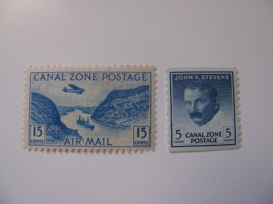 2 Canal Zone Unused  Stamp(s)