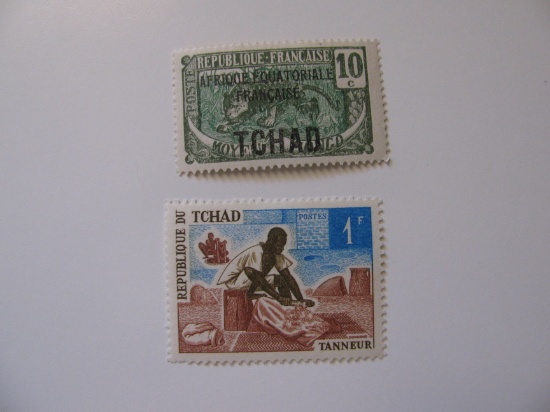 2 Chad Unused  Stamp(s)