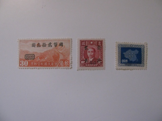 3 China Unused  Stamp(s)
