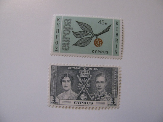 2 Cypress Unused  Stamp(s)