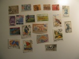 Vintage stamps set of: Malay, Madagascar & Malawi