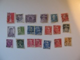 Vintage stamps set of: Denmark & France