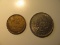 Foreign Coins: 1950 France 20 & 1971 5 Francs