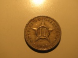 Foreign Coins: 1915 Cuba 2 Centavos