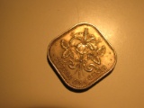 Foreign Coins: 1966 Bahamas 15 Cents