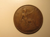 Foreign Coins: 1922 Great Britain Penny