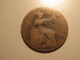 Foreign Coins: 1910 Great Britain 1/2 Penny