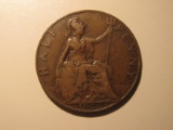 Foreign Coins: 1925 Great Britain 1/2 Penny