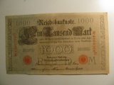 Foreign Currency: 1910 Germany 1,000 Mark