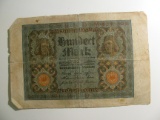 Foreign Currency: 1920 Germany 100 Mark