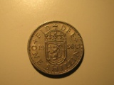 Foreign Coins: 1958 Great Britain 1 Shilling