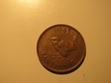 Foreign Coins: WWII 1943 Great Britain Farthing