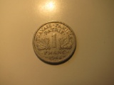 Foreign Coins: WWII 1944 France 1 Franc