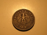 Foreign Coins: WWII 1942 Nazi Germany 1 Pfennig