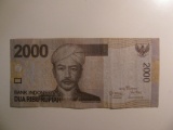 Foreign Currency: Indonesia 2,000 Rupiah