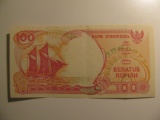 Foreign Currency: 1992 Indonesia 100 Rupiah