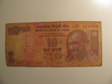 Foreign Currency: India 10 Rupees