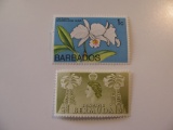 1 Barbados & 1 Bermuda Unused  Stamp(s)