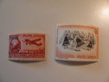 2 Romania Unused  Stamp(s)