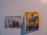 2 San Marino Unused  Stamp(s)