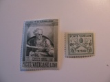 2 Vatican Unused  Stamp(s)