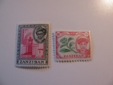 2 Zanzibar Unused  Stamp(s)