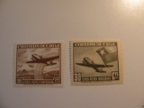 2 Chile Unused  Stamp(s)