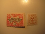 2 Belgium Unused  Stamp(s)