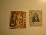 2 Ecuador Unused  Stamp(s)