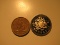 Foreign Coins: 1956 British-Caribbean 5 Cents & 1973 Baarbados 25 Cents